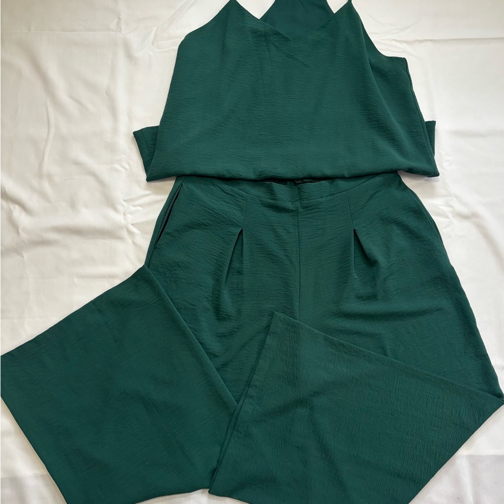 Elegant Green Women's Jumpsuit